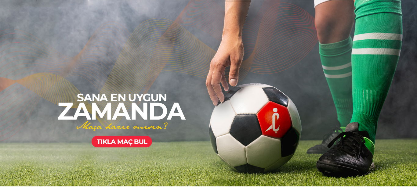 Sana en uygun halı saha maçı bir tık uzağında